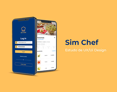 Project thumbnail - Sim Chef | UI/UX Design
