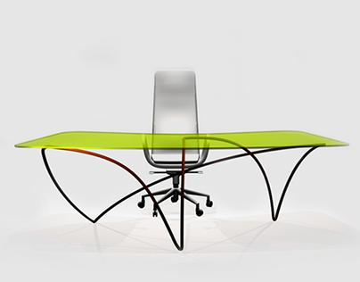 "Ribbon" desk (concept, 2014)