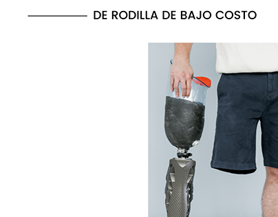 Prótesis de rodilla de bajo costo
