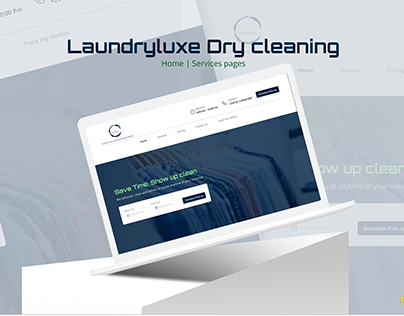 Laundryluxe Dry cleaning website