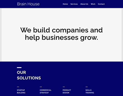 Brain House web