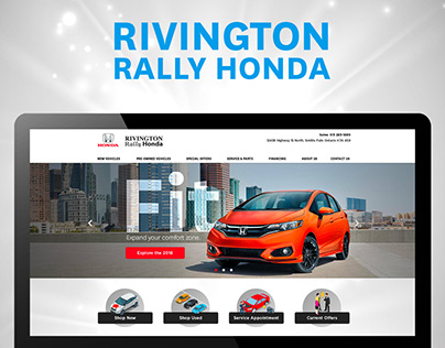 Rivington Rally Honda Short and Simple Home page