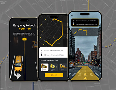 Taxi booking application design