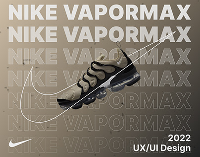 AIR VAPORMAX/Design concept/Website UX/UI