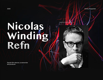 Nicolas Winding Refn Website Concept