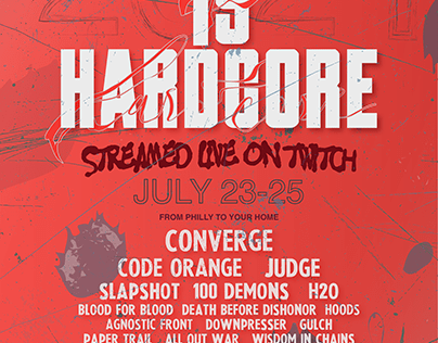 This Is Hardcore Gig Poster (Mock)
