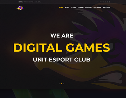 Homepage UI / Esports