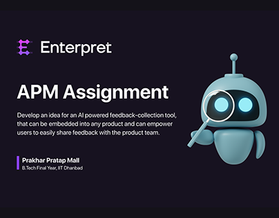 Enterpret : APM assignment (cleared)