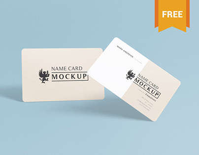 Free Exquisite Name Card Mockup PSD