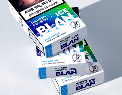 KT&G ICE BLAN Cigarette Branding & Packaging