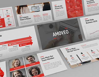 Amoveo – Marketing Presentation Template