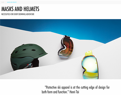 Masks and Helmets - Necessities for every downhill...