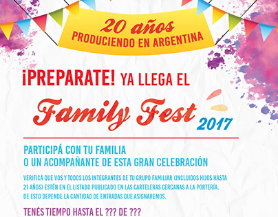 Campaña Family Fest 2017 de Toyota Argentina