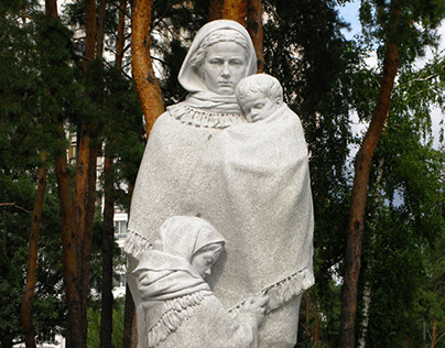 Monument to the Mother–widow of the soldiers in the SWW
