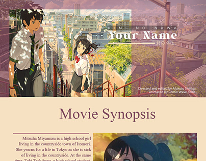 YOUR NAME movie synopsis