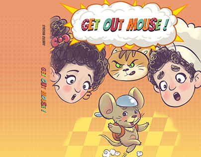 Illustrations for children's book Get Out Mouse!