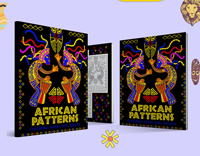 African patterns coloring book