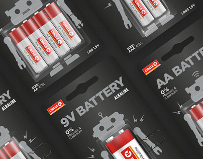 Robot Batteries - Packaging Design
