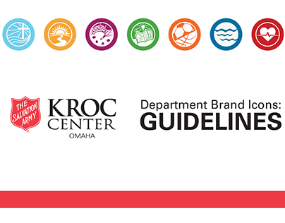 Kroc Center Brand: Department Icons