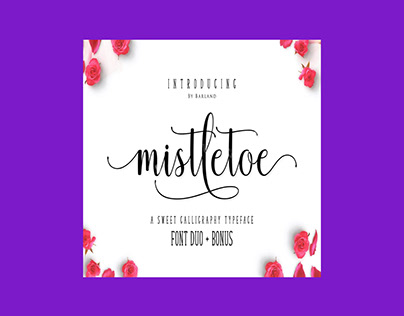Mistletoe Font Duo Modern Font