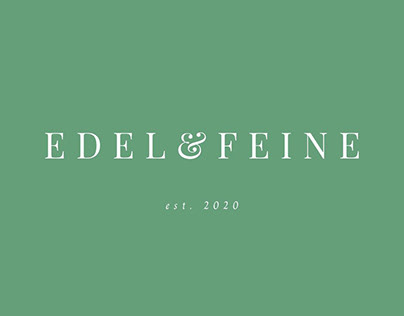 Logo Design and Packaging Illustration for Edel & Feine