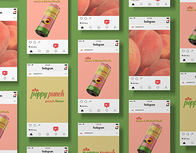 Poppy Punch Branding Packaging & Social Media
