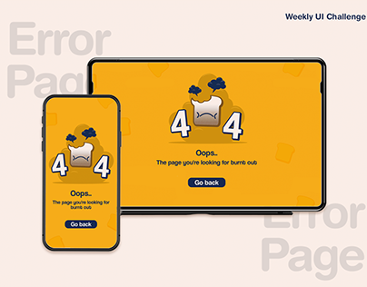 404 Error Page | Weekly UI Challenge