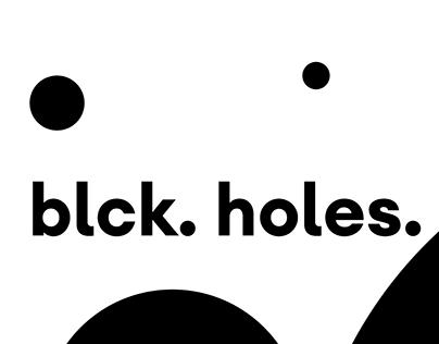 blck. holes. book