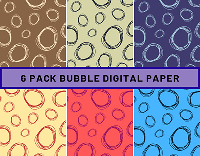 Color Bubbles Digital Paper