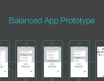 Schedule Management App Prototype Example – Balanced
