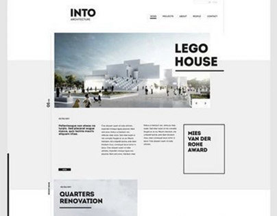Web design for Lego House
