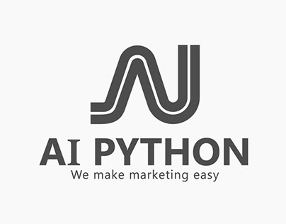 AI Letter Initials logo design