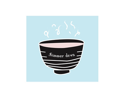 Soup bowl logo design