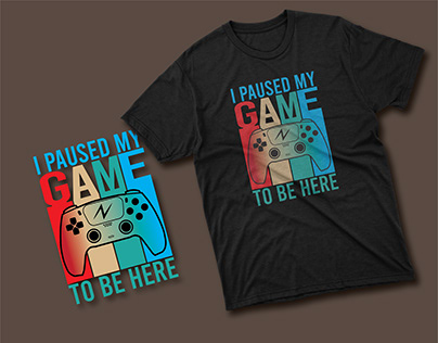 Gaming T-shirt design 2023