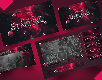 WANDA-VISION - Twitch Stream Overlay Package [PREMADE]