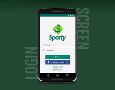 Android App UI Project - Sport Tennis