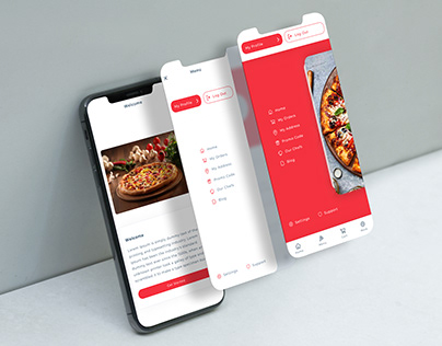 Pizza Delivery App UI Design