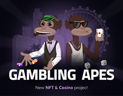 Gambling Apes Webdesign (New NFT project)