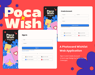 PocaWish: A Photocard Wishlist Website UI Design