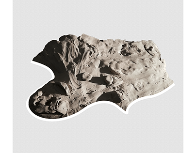 Clay Topography Model