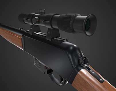 Winchester 1910 SL Game Asset