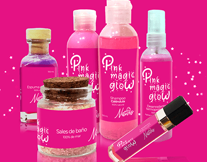 Identidad de marca Pink Magic Glow