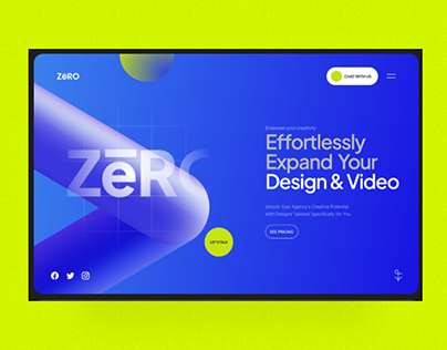 Zero Website | UI Design