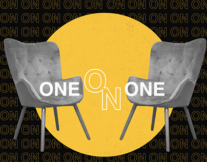 "ONE ON ONE" Talk Show branding