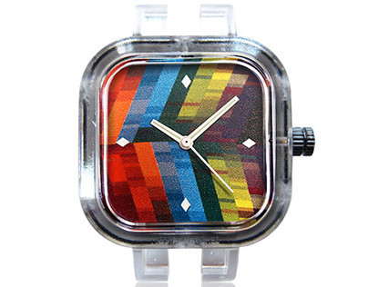 Feathered Prism Watch Face