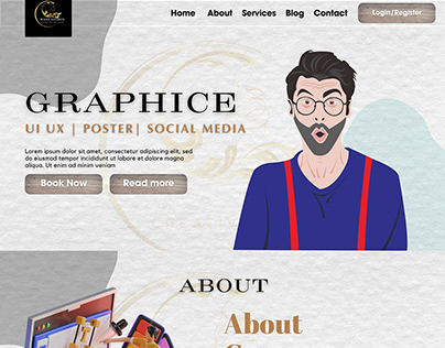 Graphice website page