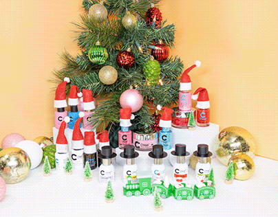 Chisel Nail Art - Christmas Photoshot