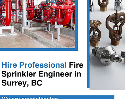 Hire Professional Fire Sprinkler Engineer in Surrey, BC