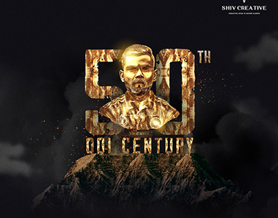 50th ODI Century Of Virat Kohli | Virat Kohli Poster