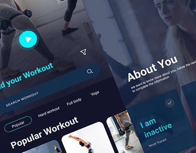 Fitspo Fitness App Design